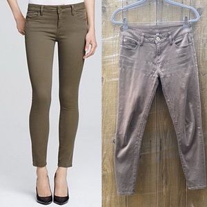 DL1961 Olive Margaux Instasculpt Ankle Skinny Jeans 🌿